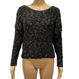 Abound Black Women's Open Back Sweater size L